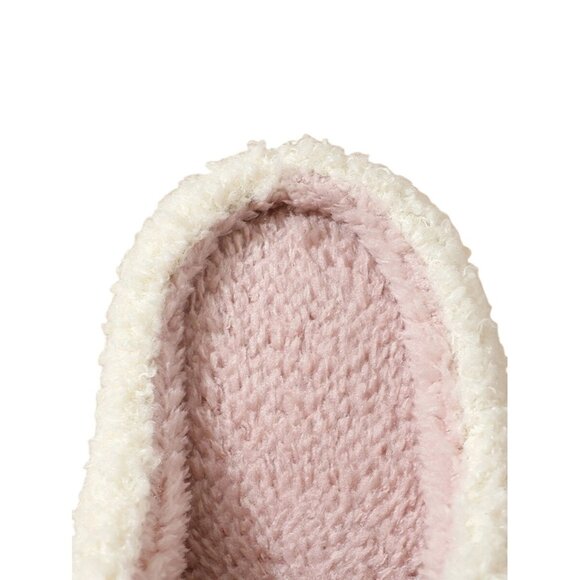 2/$30 Holly Jolly Reindeer Size 7 Fuzzy Christmas Slippers - Picture 7 of 11